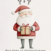 Frohe Weihnachten eine Wahre Geschichte zu Weihnachten über ein verlorenes Schaf, Häuser weihnachtlich geschmückt mit Goldfolienprägung und Schnee