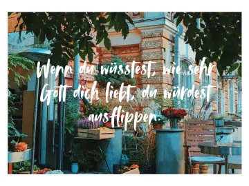 Wenn du wüsstest... , Grußkarte 14,8x10,5 cm (A6 Postkartengröße)