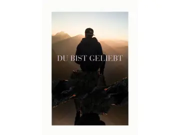 Du bist geliebt, Männerkarte