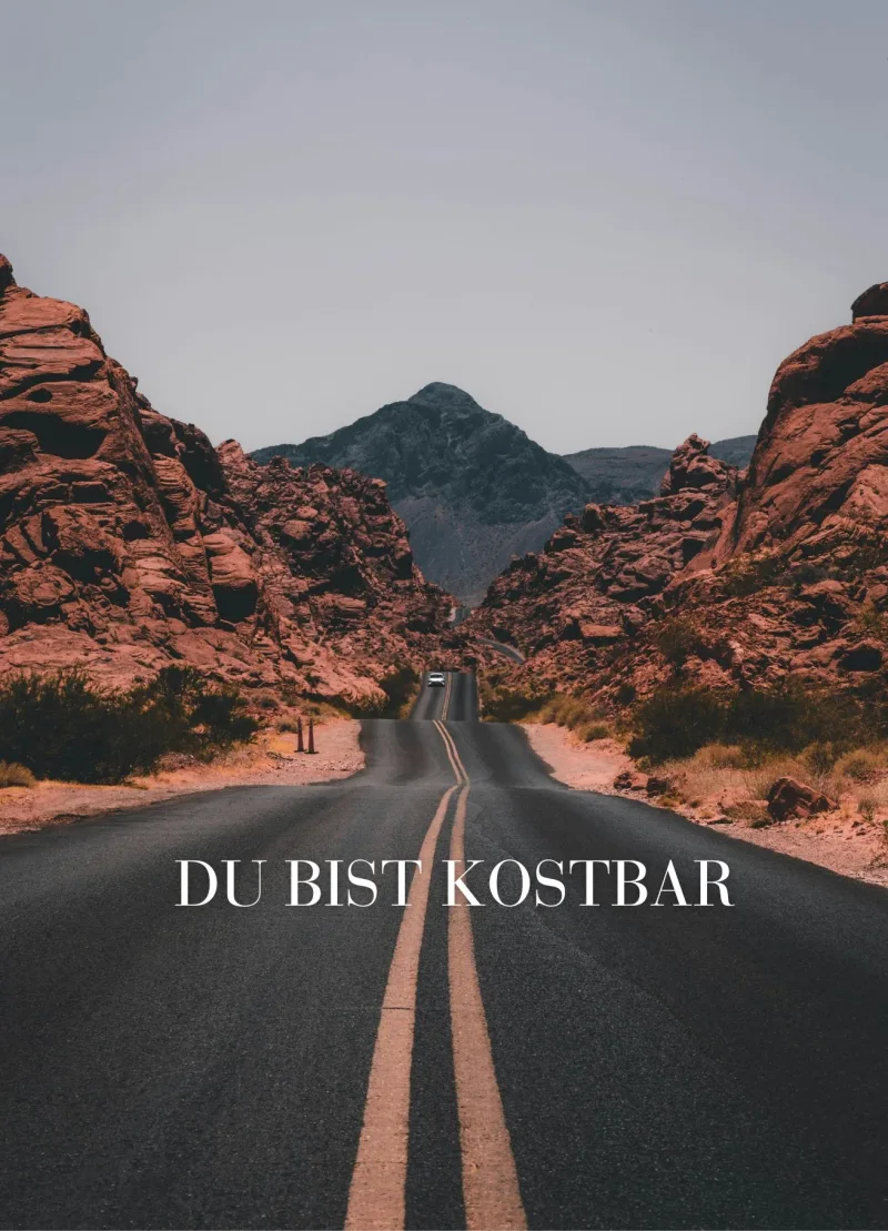 Du bist kostbar, Männerkarte 14,8x10,5 cm