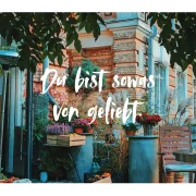 Du bist sowas von geliebt , Grußkarte 14,8x10,5 cm (A6 Postkartengröße)