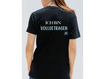 Frauenshirt, Ich bin vollgetragen