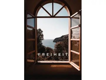 Freiheit, Edle Karte Neu