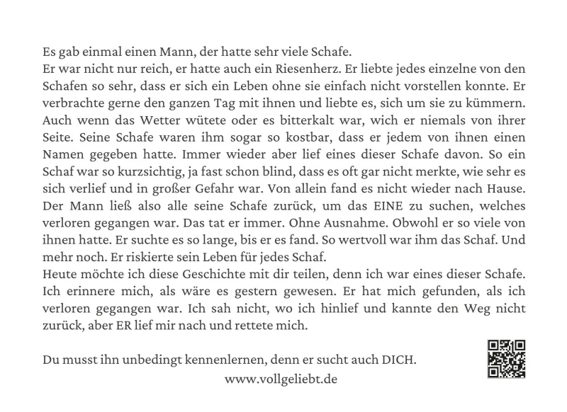 Frohe Weihnachten / Eine wahre Geschichte Karte zu Weihnachten 14,8x10,5 cm