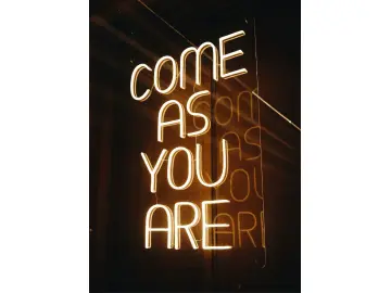 Gebetskarte / Come as you are Englisch