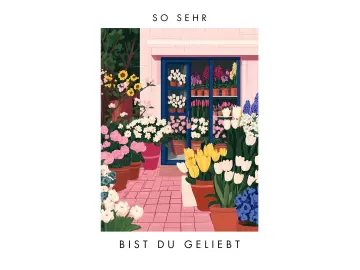 So sehr bist du geliebt, Karte