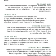 Gott sagt über Dich / Männerkarte