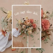 Gott sagt über Dich, Karte für Frauen, NEU