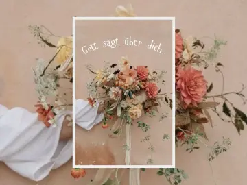 Gott sagt über Dich, Karte für Frauen, NEU