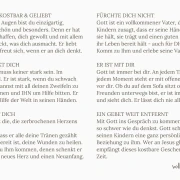 Gott sagt über Dich, Karte für Frauen, NEU