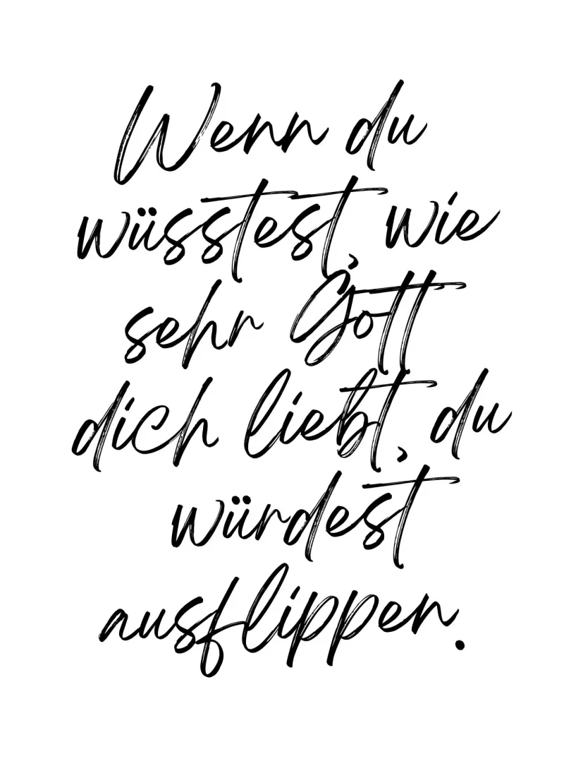 Wenn du wüsstest , Grußkarte 14,8x10,5 cm (A6 Postkartengröße)