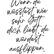 Wenn du wüsstest , Grußkarte 14,8x10,5 cm (A6 Postkartengröße)