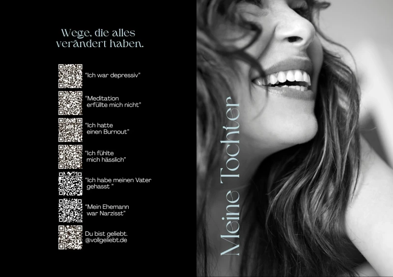 Meine Tochter Frauenkarte/ Doppelkarte