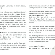 Da ist Hoffnung / Doppelkarte