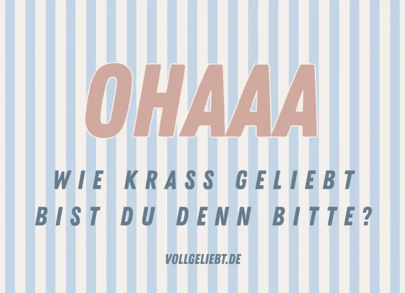 OHAAAAAA , Ministicker 7x5 cm