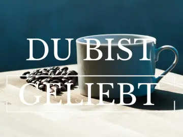 Klappkarte, Du bist geliebt