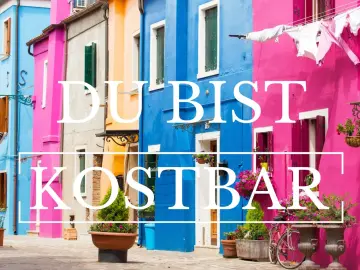 Klappkarte, Du bist kostbar