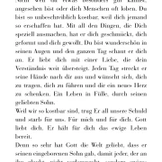 Klappkarte, Du bist kostbar