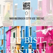 Klappkarte, Du bist kostbar