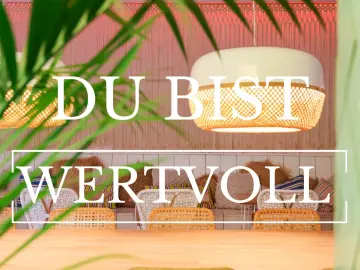 Klappkarte, Du bist wertvoll