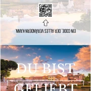 Klappkarte, Du bist geliebt
