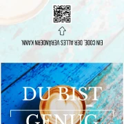 Klappkarte, Du bist genug
