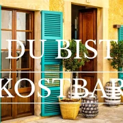 Klappkarte, Du bist kostbar