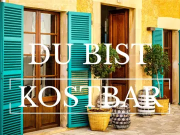 Klappkarte, Du bist kostbar