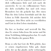 Klappkarte, Du bist kostbar