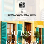 Klappkarte, Du bist kostbar