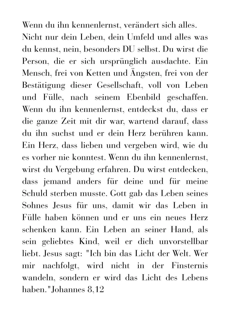 Klappkarte, Du bist wertvoll