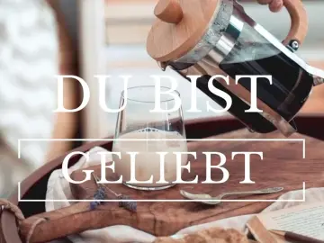 Klappkarte, Du bist geliebt