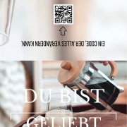 Klappkarte, Du bist geliebt