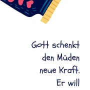 Lesezeichen, Erfüllen ( 5,5x17cm)