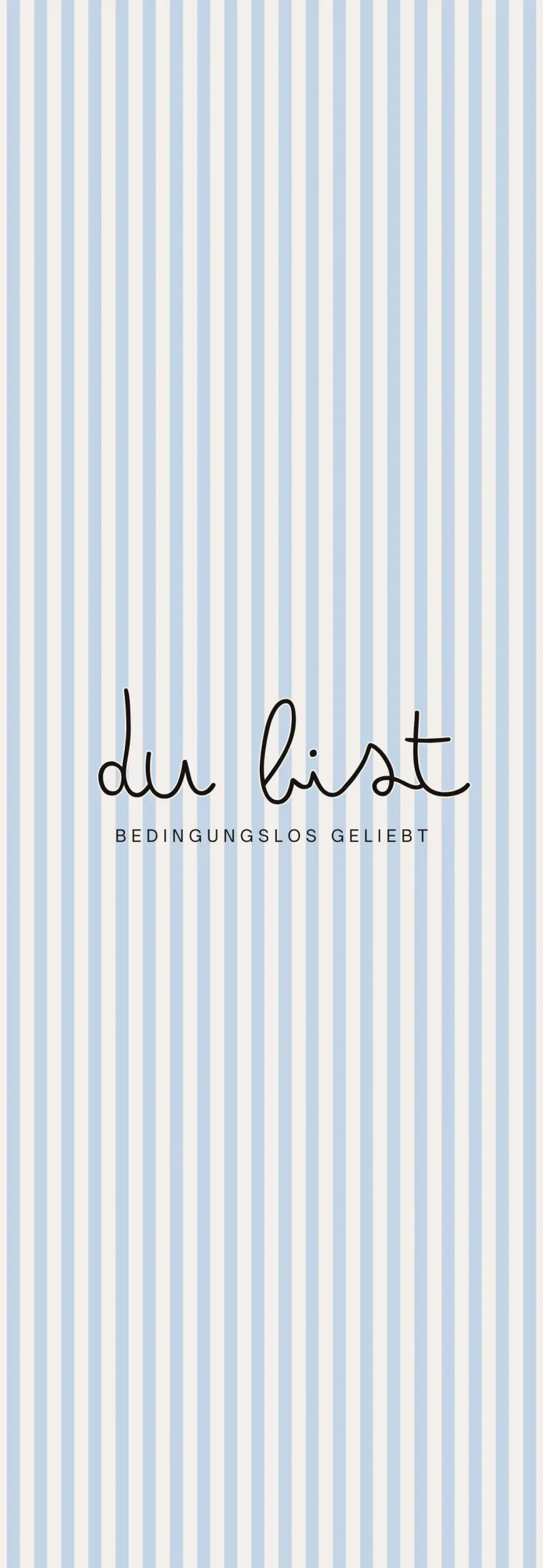 Lesezeichen, Du bist GELIEBT 17x5,5 cm