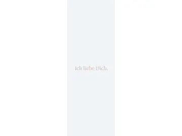 Lesezeichen, Ich liebe Dich ( 5,5x17cm)