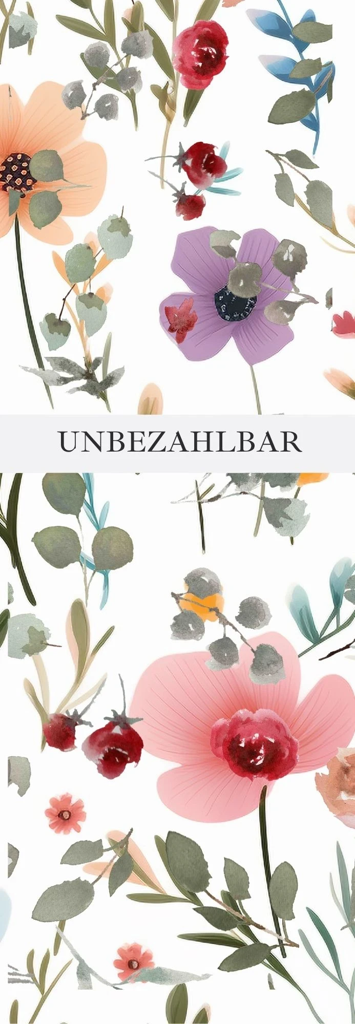 Lesezeichen, Unbezahlbar ( 5,5x17cm)