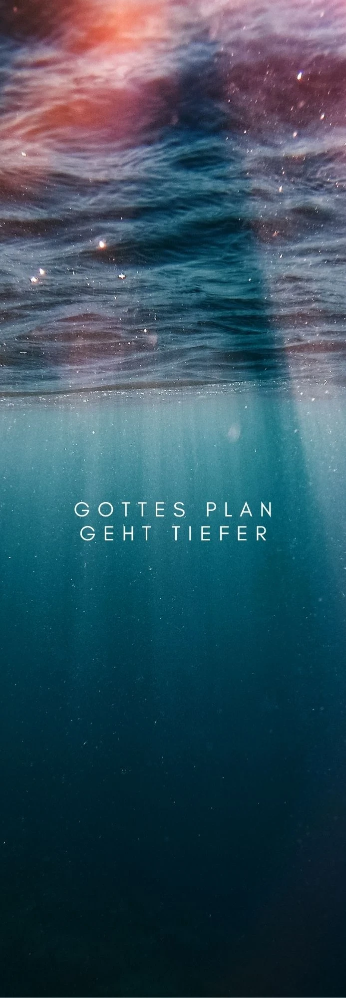 Lesezeichen, Gottes Plan ( 5,5x17cm)