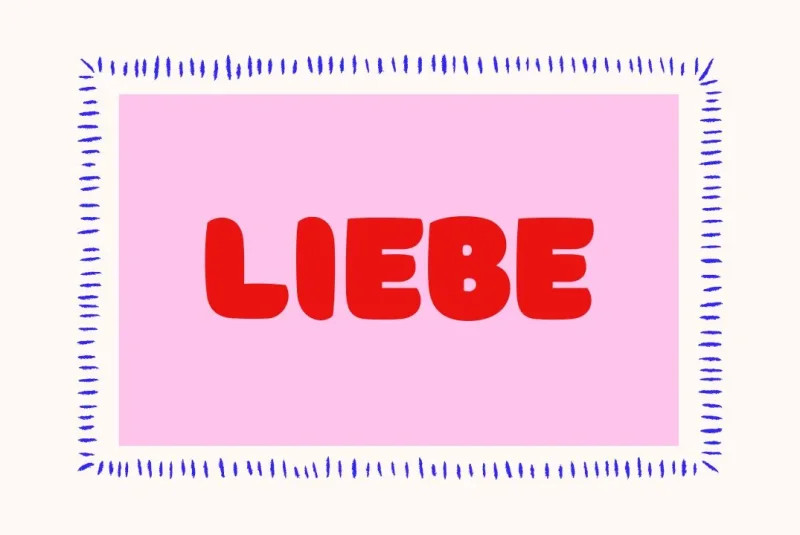 Liebe Neu, Minikarte 8,5x5,4 cm