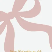 Frohe Weihnachten eine Wahre Geschichte zu Weihnachten über ein verlorenes Schaf, Häuser weihnachtlich geschmückt mit Goldfolienprägung und Schnee