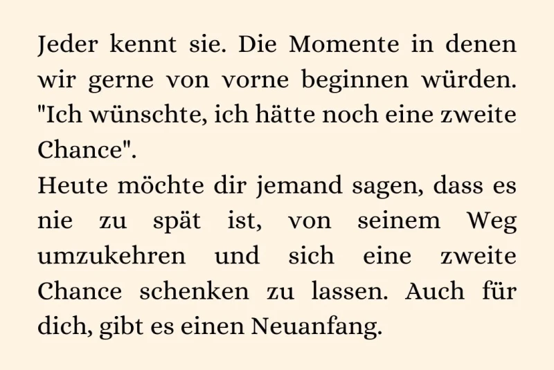 Mini Karte, Neuanfang