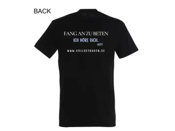 Männershirt, Fang an zu beten