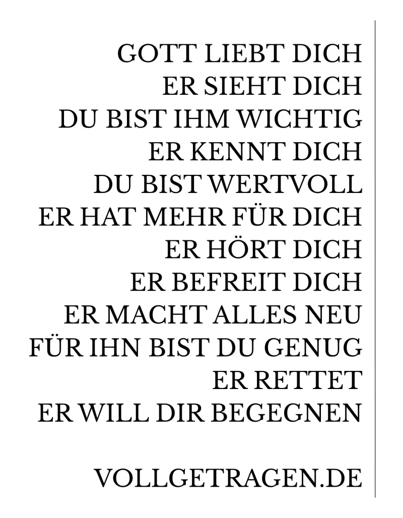 Oversize-Tshirt UNISEX / Gott liebt Dich