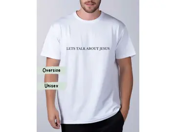 Oversize-Tshirt UNISEX / Lets Talk about Jesus