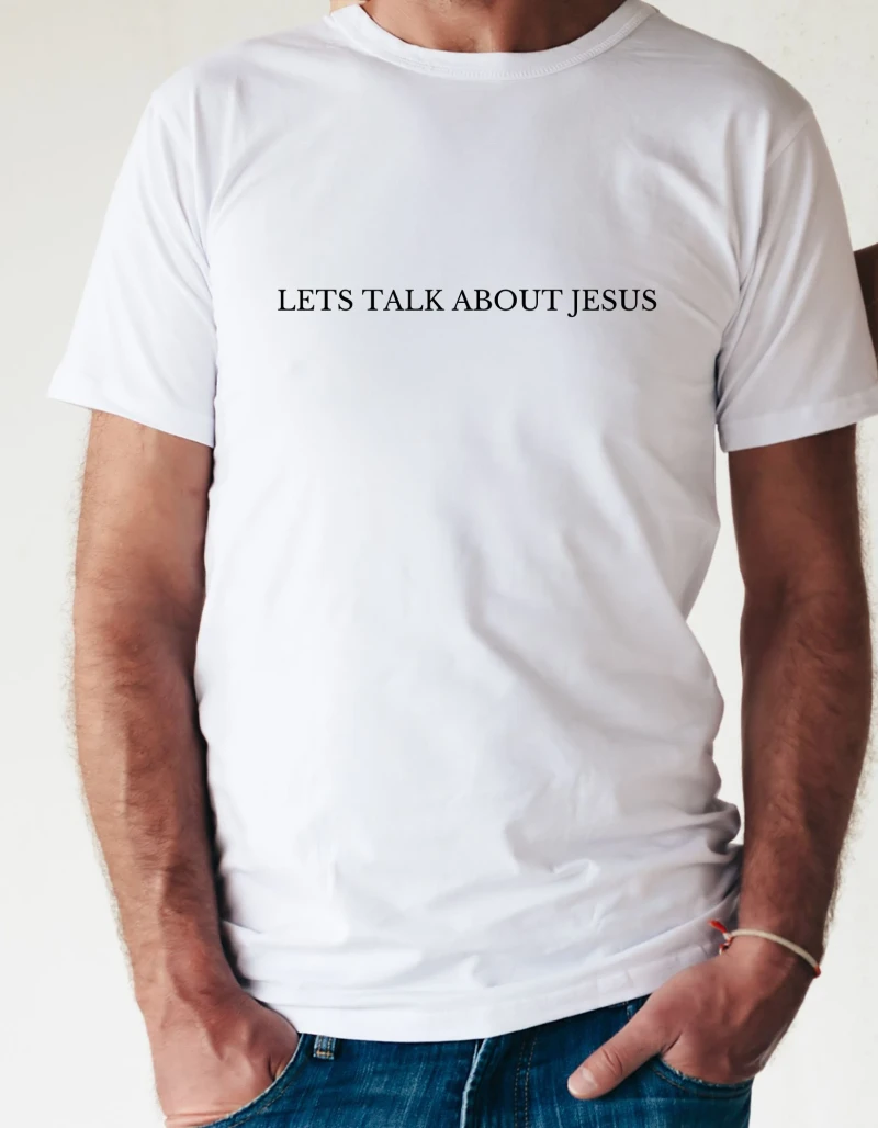 Oversize-Tshirt UNISEX / Lets Talk about Jesus