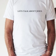 Oversize-Tshirt UNISEX / Lets Talk about Jesus