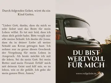 Seniorenkarte Wertvoll für mich Auto 14,8x10,5 cm