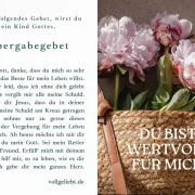 Seniorenkarte Wertvoll für mich Blumen 14,8x10,5 cm