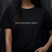 Tshirt für Frauen/ Lets talk about Jesus