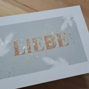 Weihnachtskarte Kein Märchen/ Liebe